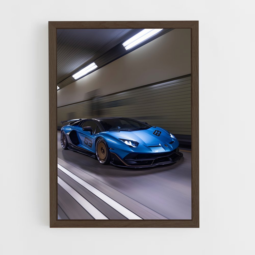 Poster Highway Racer – affiche Lamborghini (vue 5)